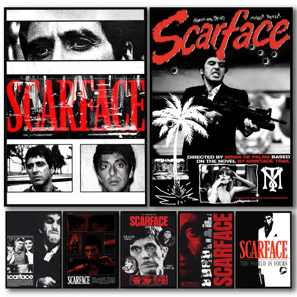 islandburner Tableau sur Toile Pacino Scarface Tony Montana Film culte