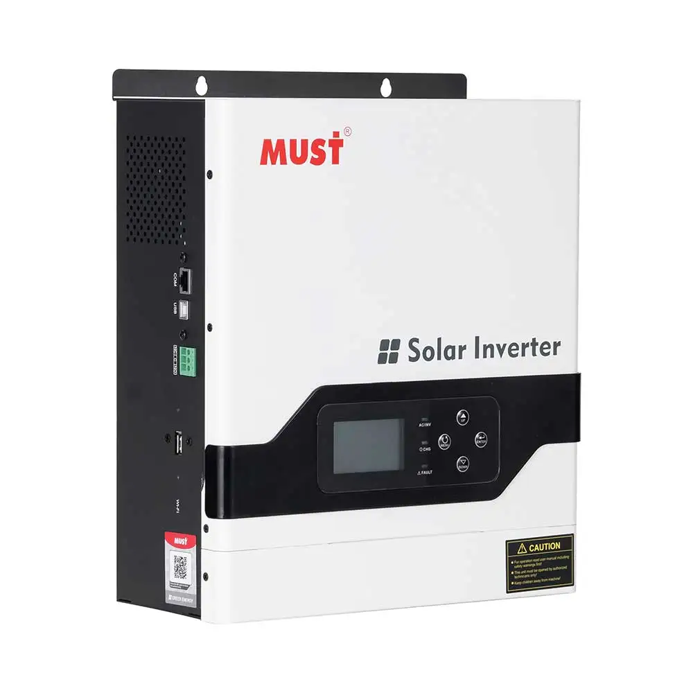 MUST PV18 VPM 3024 MPPT 24V 3KW híbrido fuera de la red inversor Solar 3000w incorporado MPPT 145V 60A Max 80A controlador de carga WiFi