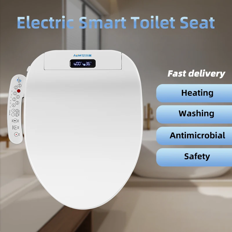 Smart toilet seat,Electric Bidet cover,intelligent bidet ,heat clean dry Massage care for child woman the old,Automatic Cleaning