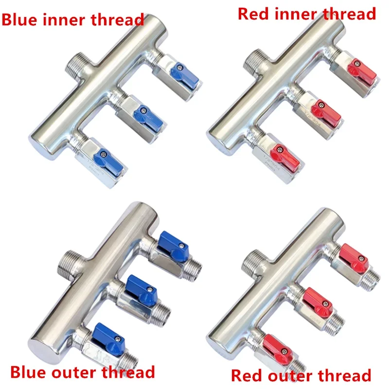 

G3/4, впускной G1/2, внешний шаровой клапан из нержавеющей стали 304, переключатель воды, водоотделитель, клапан переключателя воды, масла и газа, коллектор воды
