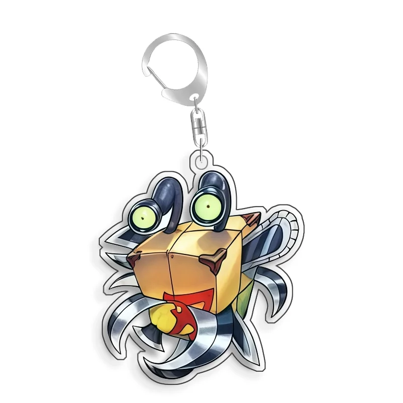 For Yu Gi Oh Ninja Grandamaster Sasuke Rose Whip Suijin Hungry Burger Acrylic Selfmade Cartoon Anime Keychain Pendant Toy Gift - view 3