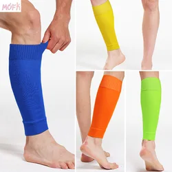 Calentadores de piernas para hombre y niño, calcetines deportivos de Rugby, espinilleras de fútbol, Mangas de pantorrilla elásticas, talla grande, 1 par