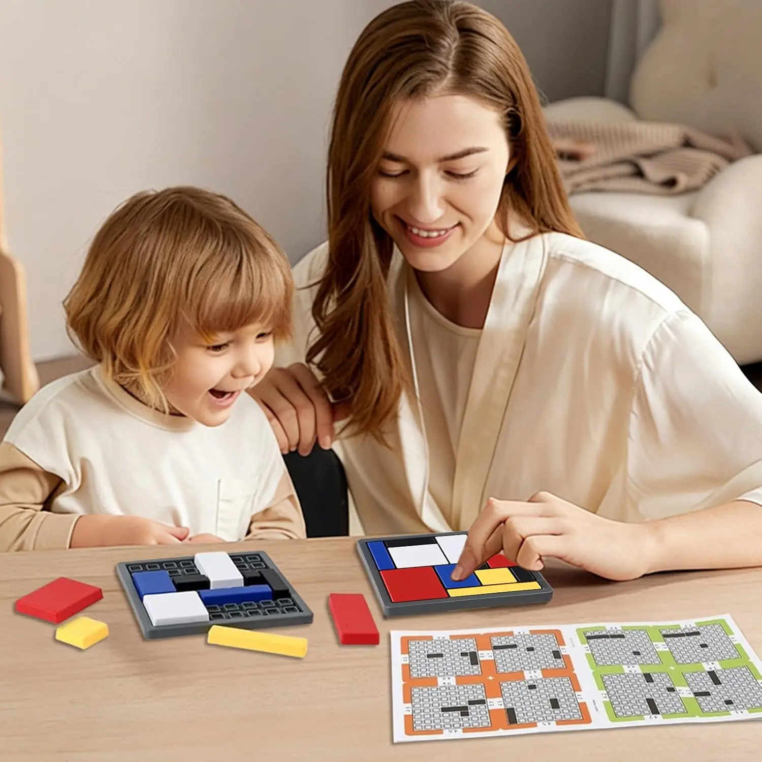 Logic Puzzle Brain Teaser Game for Kids & Adults, 88 Challenging Levels, Educational Logic Toy, Travel Games for Ages 7+