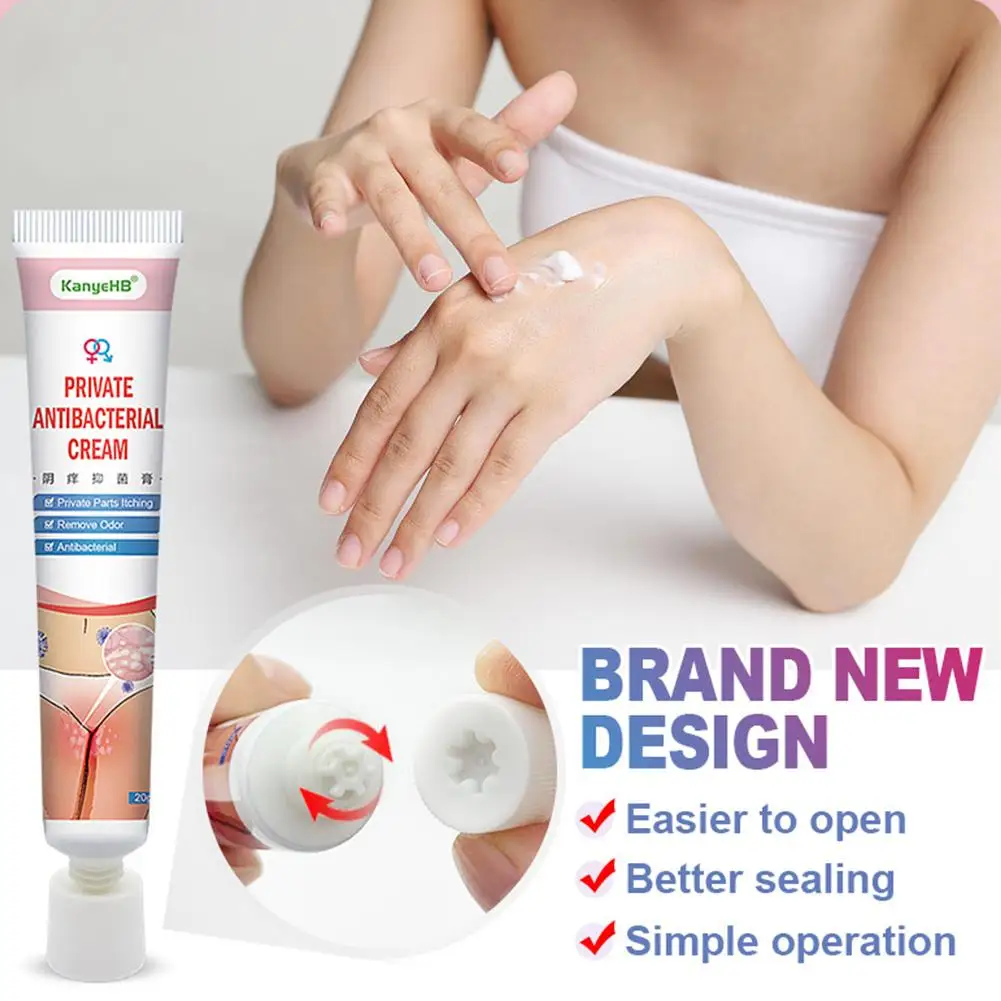 Skin External Cream Gently Moisturize Private Areas Reduce Odor Remove Care Health Itching External Protects Inflammation C W1N2