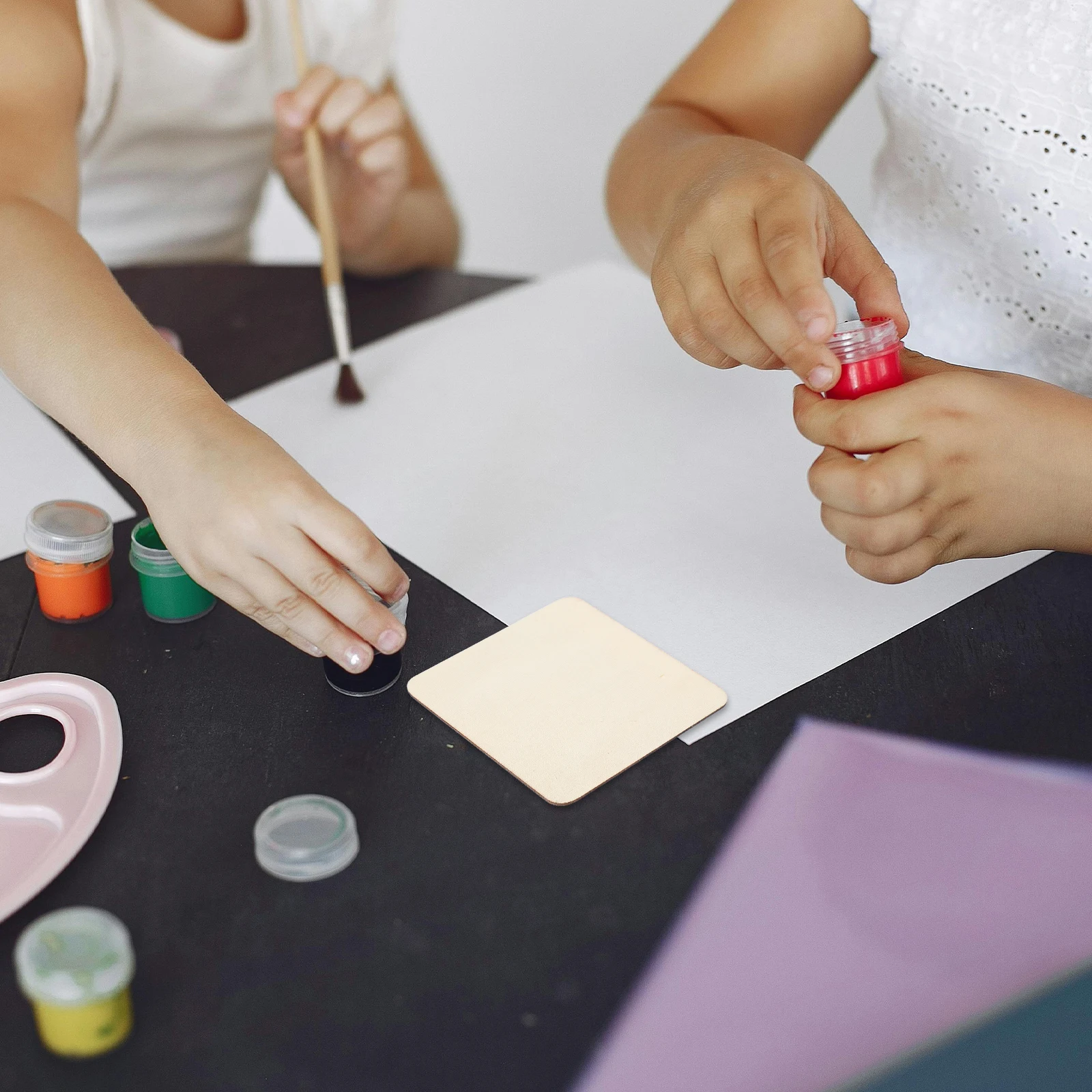 

10Pcs DIY Wood Slice Unfinished Wood Pieces for Party Wedding Gift Decoration Scrapbooking Wooden Slice for Craft