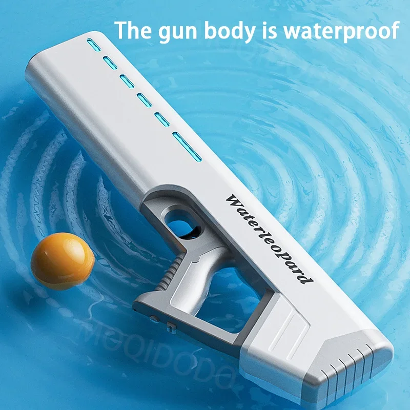 

Hot Sales Waterproof Fully Automatic Water Gun Toys With Light Water Pistol Spray Blaster Absorbing Summer Pool Toys For Kids