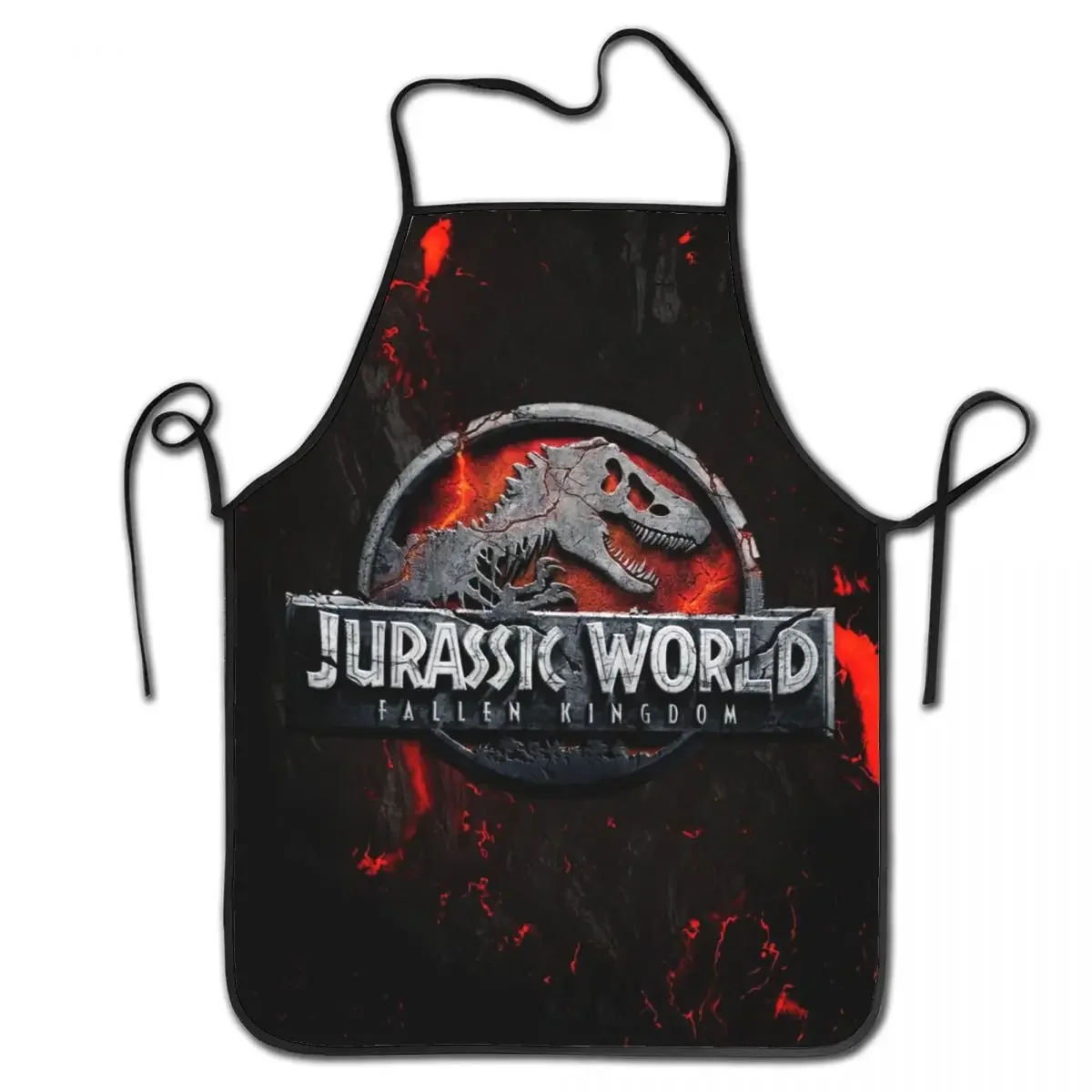 Jurassic Park Logo Apron Women Men Unisex Dinosaur Cooking Kitchen Tablier Cuisine Chef Painting