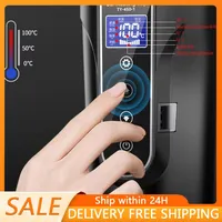 12V 24V Car Heating Cup Portable Electric Kettle Car Mug Heated 450ml Vehicle Coffee Pot Travel Kettle Thermal Mug LCD Display