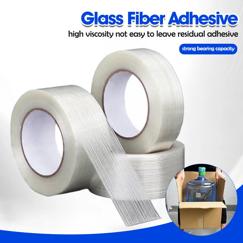 Glass Fiber Adhesive Strong Reinforced tape High Temperature Resistance Adhesive High Viscosity Traceless Tape Insulation Seal
