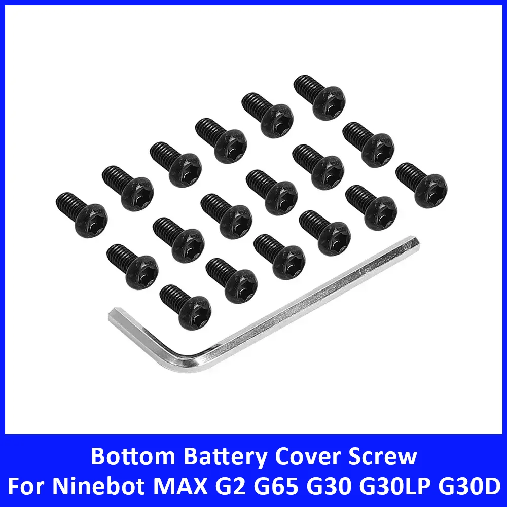 

Нижние винты крышки батарейного отсека для Ninebot MAX G2 G65 G30 G30LP G30D, аксессуары для электрического скутера, винт с запасными частями для инструментов