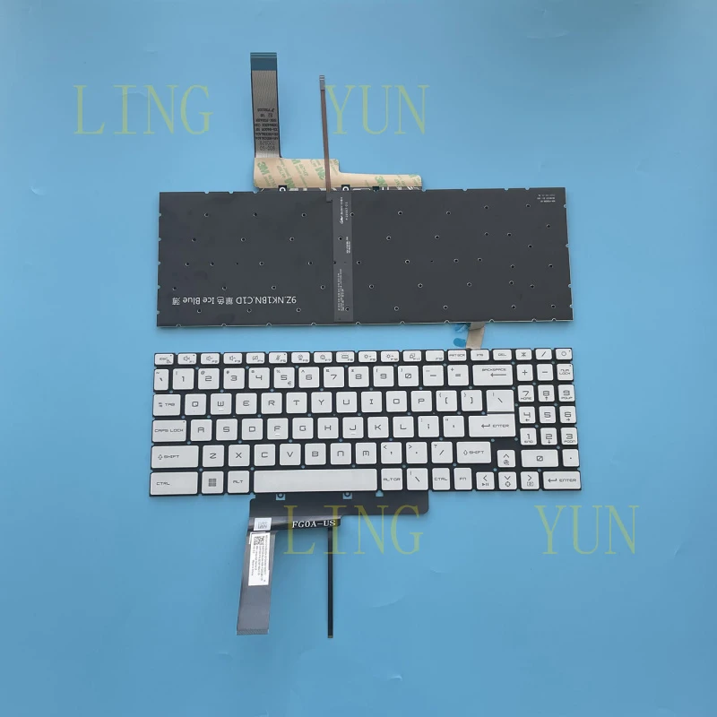 

Новая синяя подсветка клавиатуры для MSI Sword 15 A11UE A11UD A12UE A12UD MS-1581 GF66 GL66