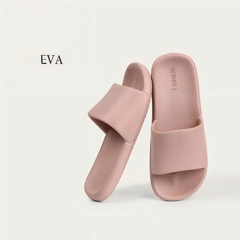 Men's Eva Slippers for All Seasons, Silent and High-End, Light Luxury, Suitable for Couples, Home Use, Non-Slip Bathroom Slippers for Women