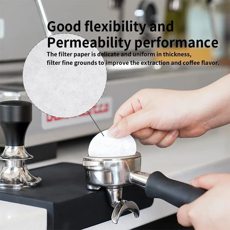 

Coffee Filter Paper 51mm 53mm 58mm Round Disposable Secondary Water Filter Papers Espresso Portafilter Accessories Barista Tools