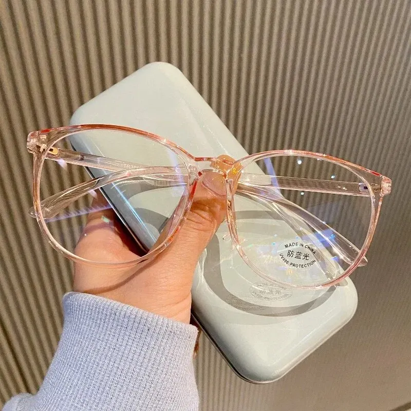 Anti Radiation Glasses for Women Retro Round Glasses Frame Anti Blue Light Eyeglasses