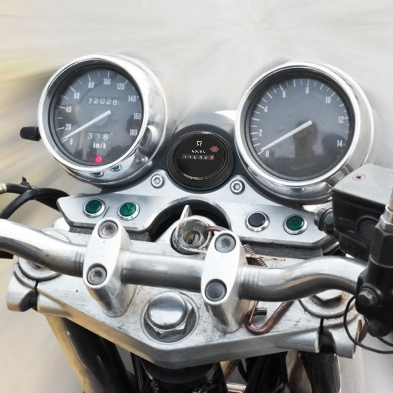 

Измеритель часов, счетчик часов, 12‐36 В переменного тока, 6 цифр, точный круглый кварцевый счетчик часов, тестер для лодки, автомобиля, грузовика, двигателя