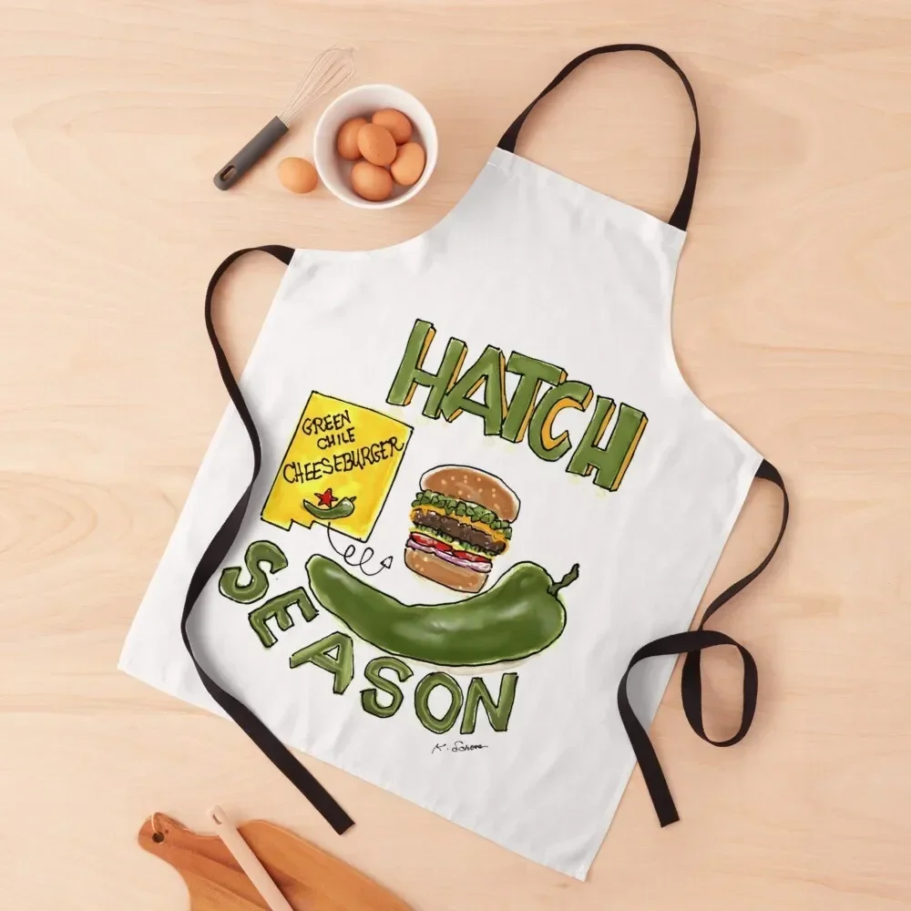 

Hatch Chile Season! Apron for women halloween Kitchen Things And For Home Apron