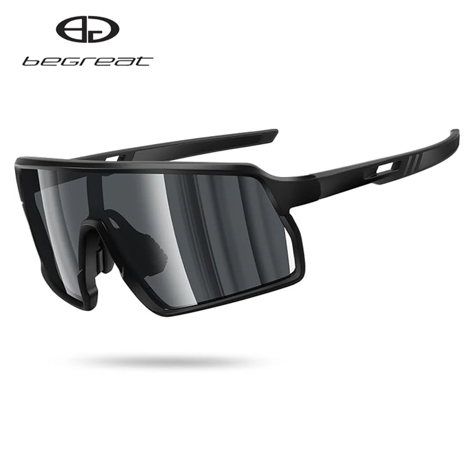 BEGREAT Polarized Sports Sunglasses UV400 Protection Frame Outdoor Running Cycling Baseball Glasses Men Women