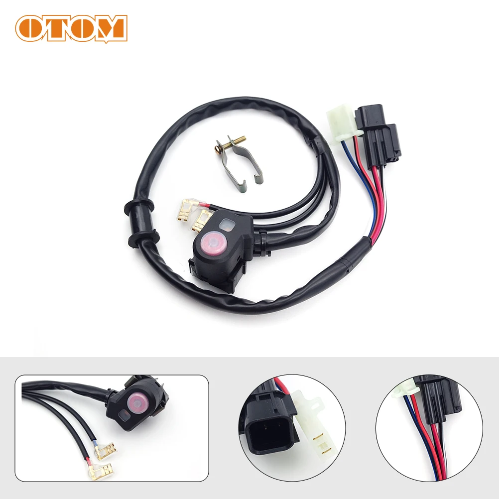 

OTOM Motorcycle Engine Kill Switch Stop Button Flameout ON/OFF For HONDA CRF250F 2019-2024 Dirt Bike Accessories 35130-K99-A01