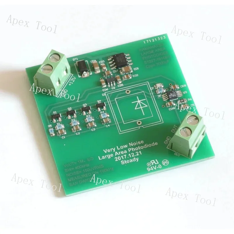 Ultra Low Noise Large Area Photodiode Amplifier Silicon Photovoltaic Amplifier