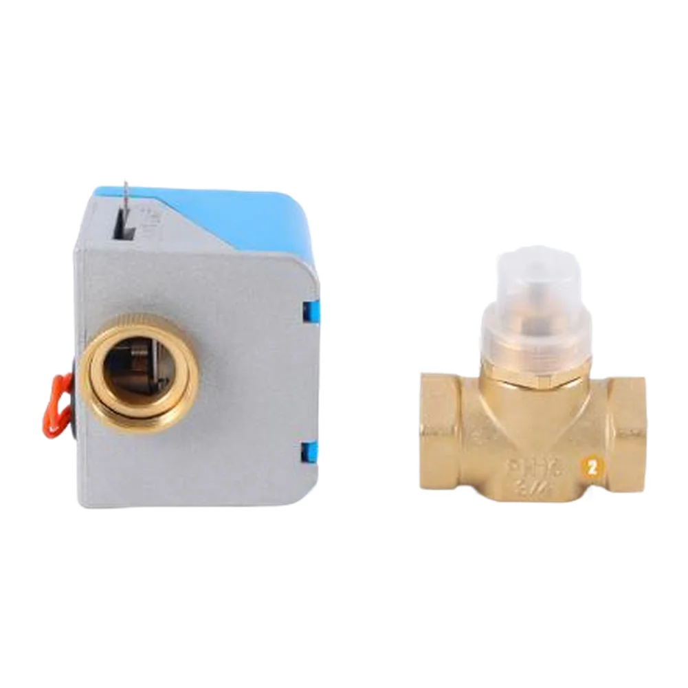 A7010-8503 Brass Electric Globe Valve With IP40 Protection Quick Action For HVAC Flow Control For Johnson Actuator DN15 To DN32