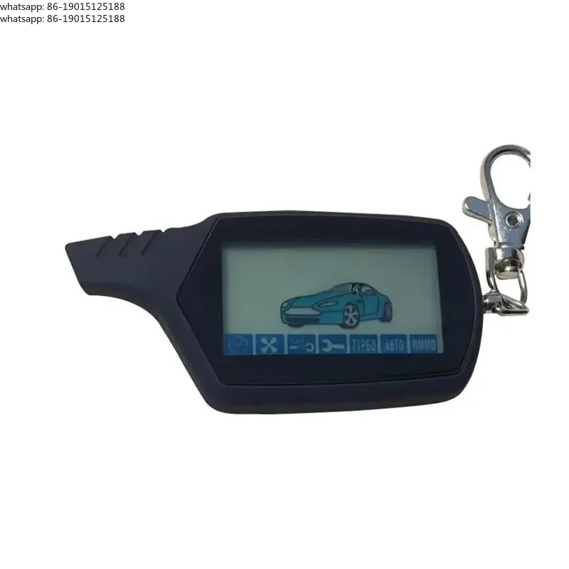 Bestseller  A91 Original Two-way LCD Remote Control Key Two-way Car Alarm System Engine Start Keychain