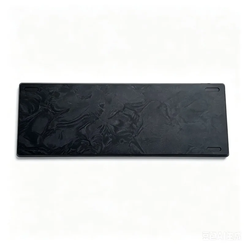 GH60 Silver Feather Aluminum Keyboard Case Magnetic Switch Shell For Wooting Rakka EV63 Custom Mechanical Keyboard Parts