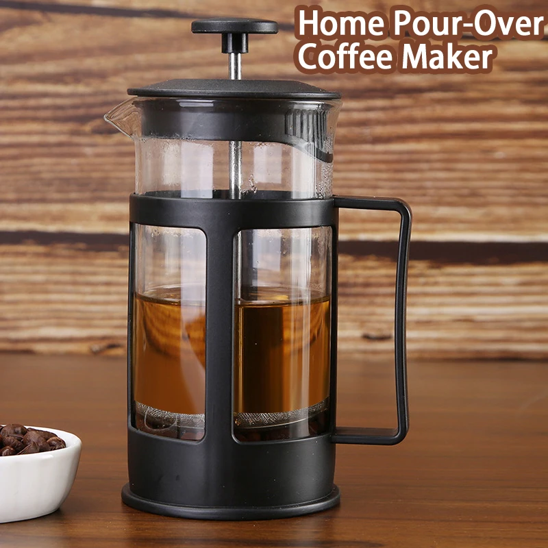 

Stainless Steel Filter Home Pour-over Coffee/Tea Heat-resistant Glass Maker