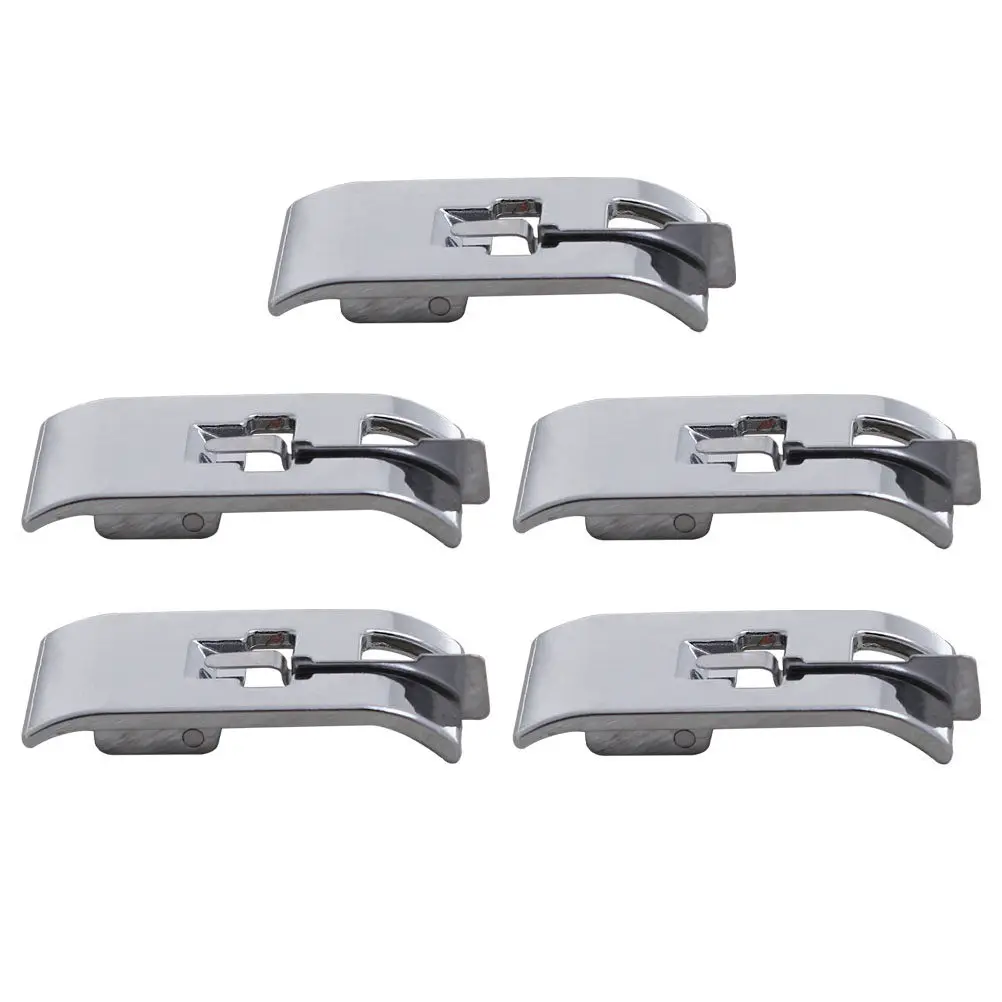 

Набор из 5 многофункциональных прижимных лапок для швейных машин, совместимых с электрическими моделями, для квилтинга, пэчворка и вышивки