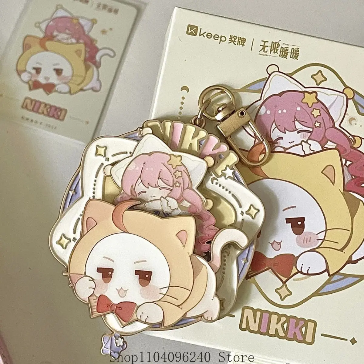 لعبة إنفينيتي نيكي أنيمي تأثيري ميدالية ميدالية تقليد ميدالية تذكارية التميمة طالب ملحق المشجعين هدية #1