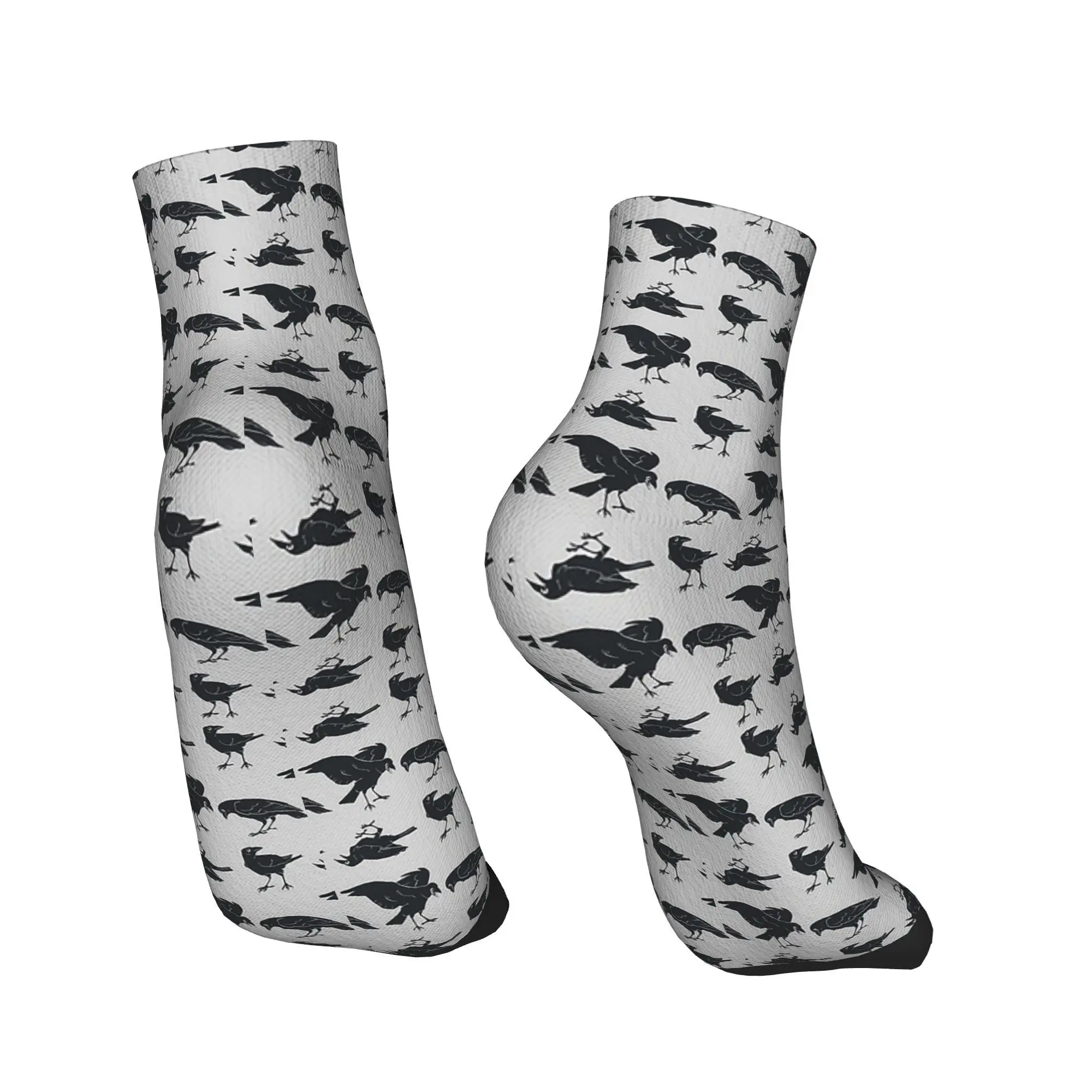 Calcetines Harajuku para todas las estaciones, calcetines deportivos absorbentes de sudor de tubo medio, medias suaves y divertidas para hombres y mujeres, regalos