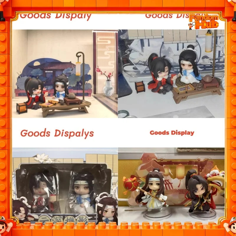 

Genuine MDZS Mo Dao Zu Shi Cloud Deep Carrying Shadow Series Anime Figure Wei Wuxian & Lan Wangji Model Toy Gifts For Fans