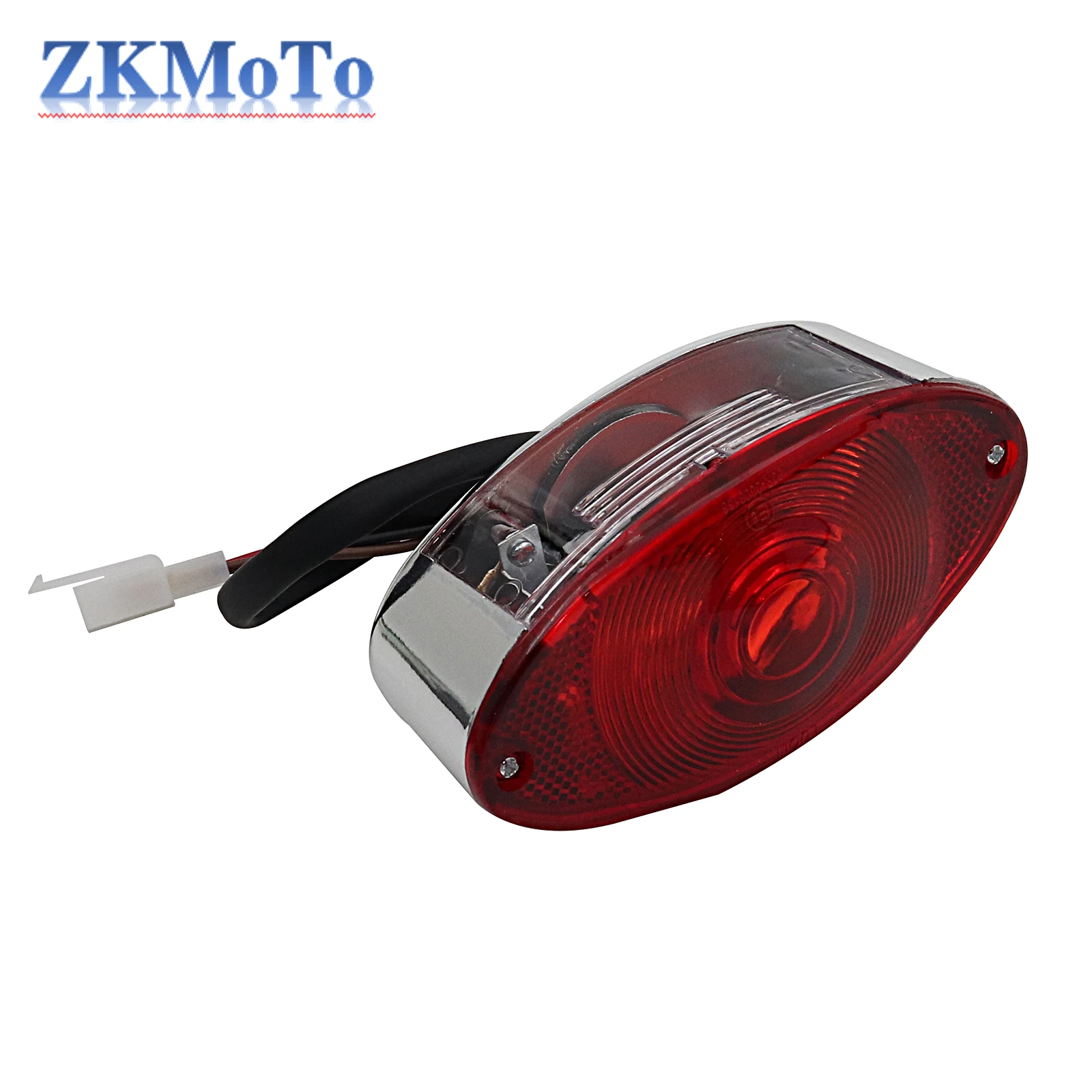 12V Bulb Motorcycle Quad ATV Running Brake License Plate Tail Light Fits For Universal Dirt Pit Bike ATV UTV Buggy Monkey Z50