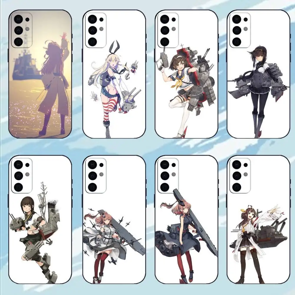 

Game Kantai Collection Phone Case For Samsung S25,S24,S23,S22,S21,S20,Plus,lite Soft Black Shell