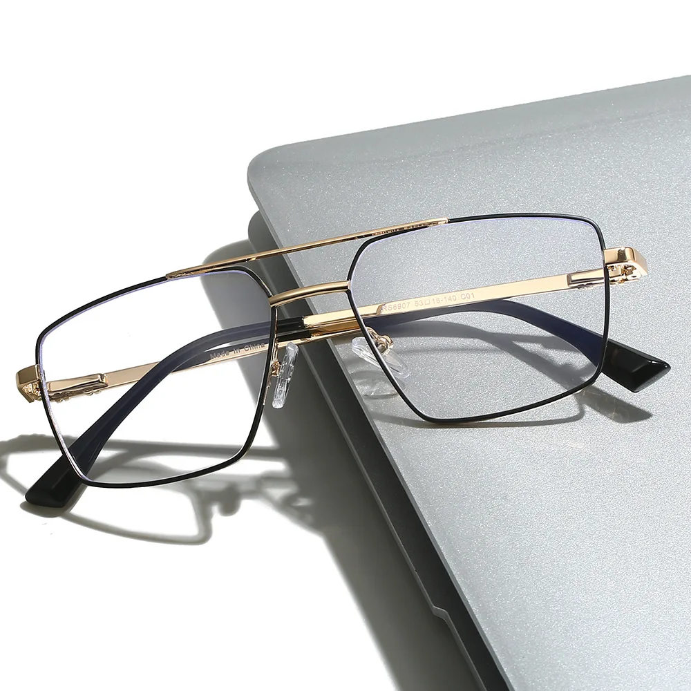 JMISUS New Arrivals Aviator Prescription Glasses Round Myopia Eyewear High-quality Metal Optical Eyeglasses for Man