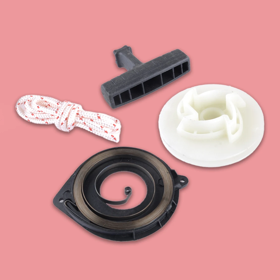 Motosserra Recoil Starter Kit Corda de Polia de Mola Alça Apto para Husqvarna 340 345 350 Jonsered Cs2240 Cs2245 Cs2250 537092501