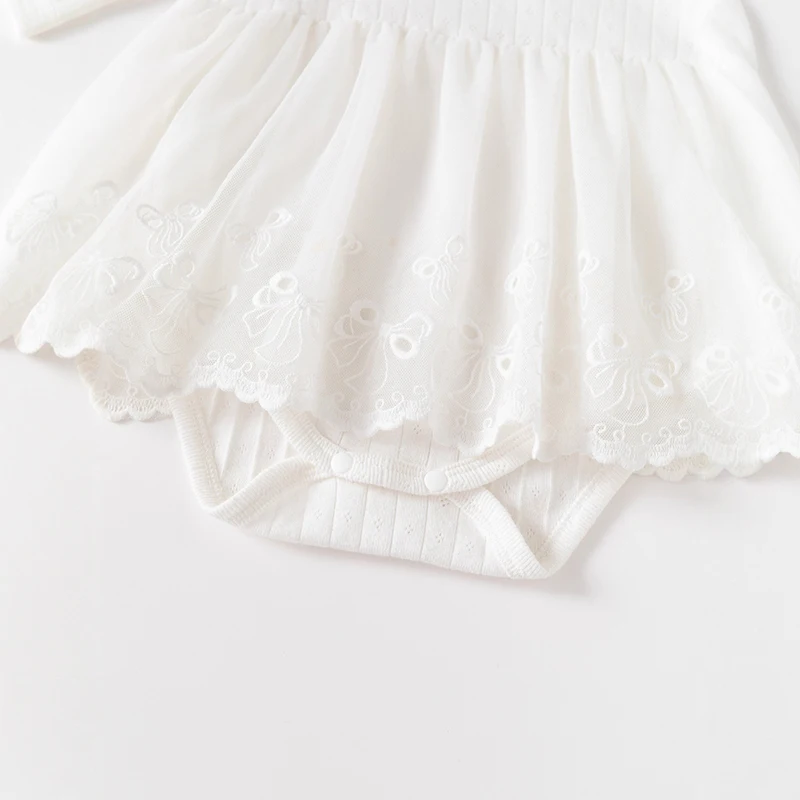 2025 New Autumn 0-24M Children Clothes Korean Style Climbing Suit Long Sleeved Cotton Solid Color Newborn Baby Girls Bodysuits