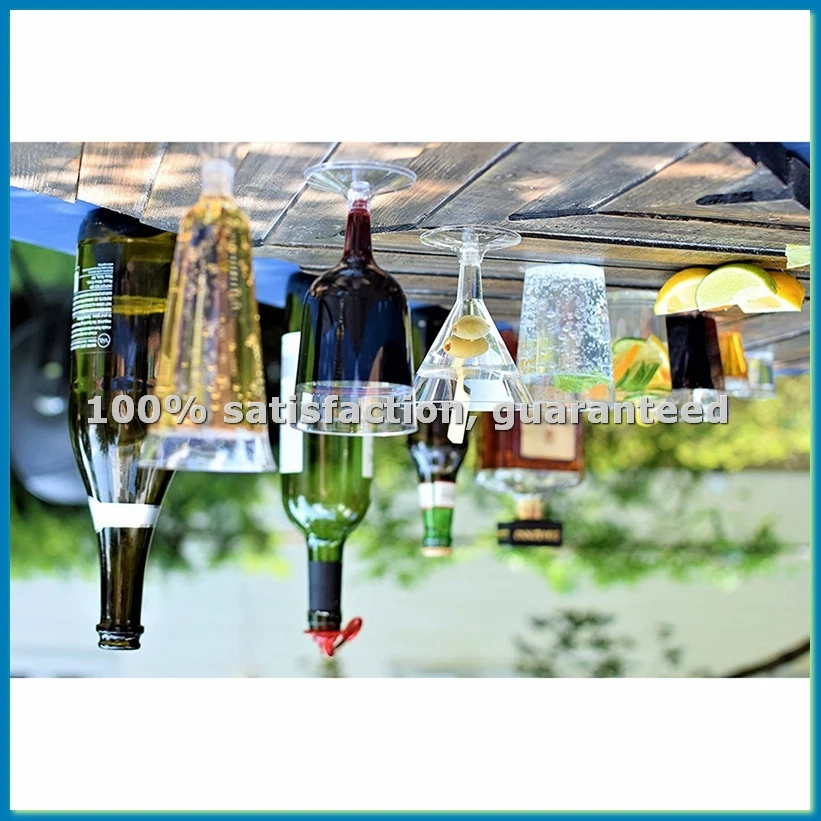50Pcs Clear Plastic Wine Glass Recyclable, Disposable & Reusable Cups for Champagne, Dessert, Beer, Pudding,-AT35