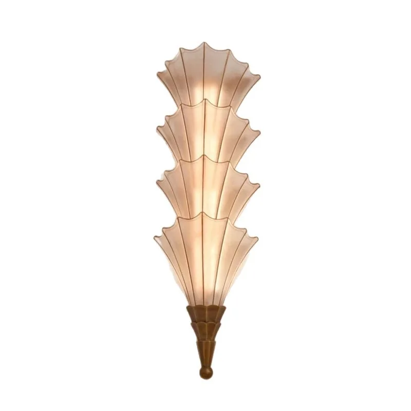 Italian Postmodern Minimalist Glass Wall Sconce LED Light for Living Room Bedroom Villa Hotel Hallway Accent Wall Home Decor