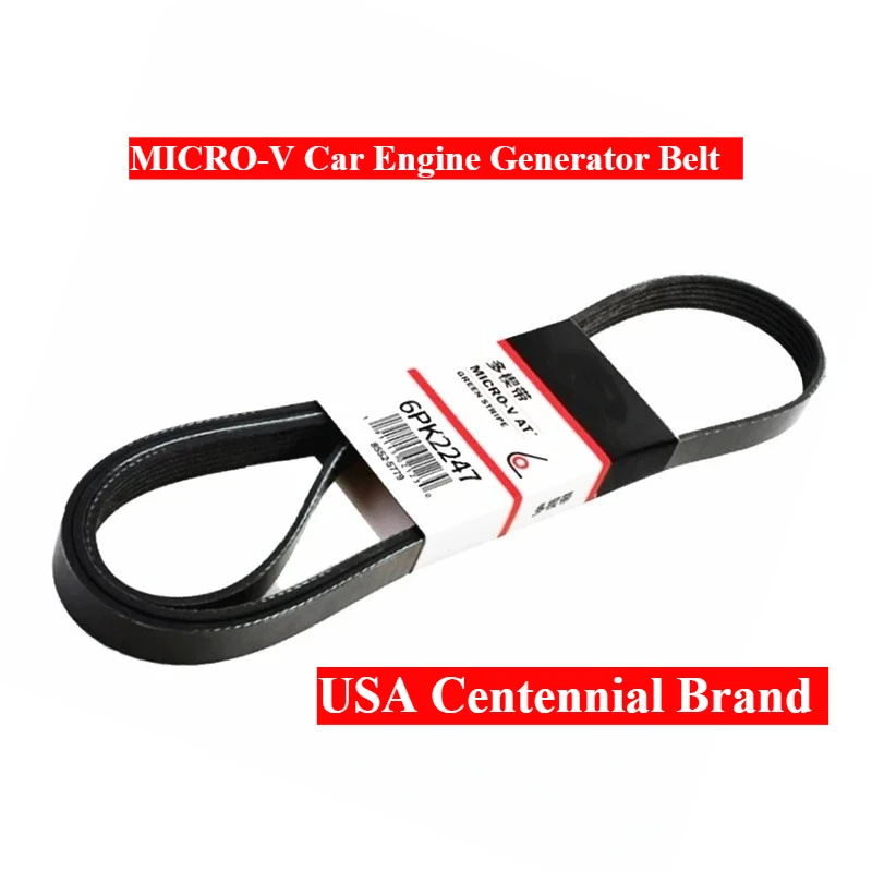 6PK1998 6PK2000 6PK2006 6PK2010 6PK2022 6PK2025 6PK2033 6PK2040 6PK2050 6PK2055 6PK2060 USA MICRO-V Car Engine Generator Belt