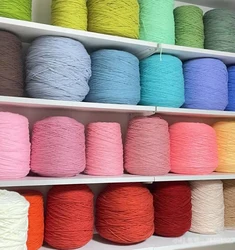 400M Tufted Yarn Professional Yarn for Tufting Gun 8 Strands Cotton Yarn for DIY Rug Making Tufting Gun Weaving Knitting Yarn
