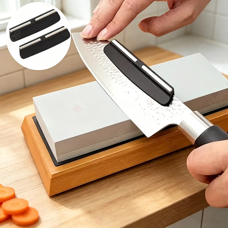15 Degrees Knife Sharpener Angle Guide Sharpening Stone Fixed Angle Accessories Professional Whetstone Kitchen Knives Holder