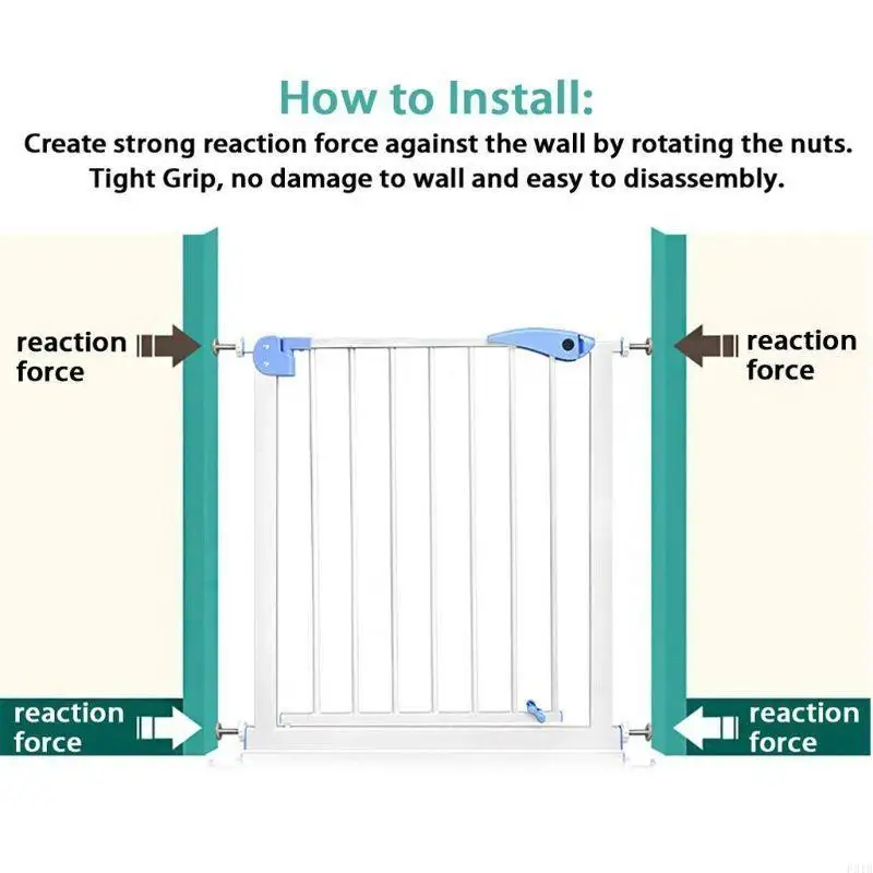 Hardware dado fissaggio per porta sicurezza dado fissaggio per recinzione per scale da 4 pezzi P31B