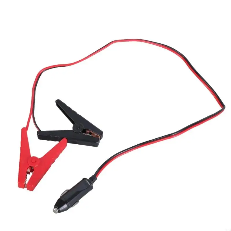 12V 24V Car Plugs Charging Cable with Clips Extension Cord for Battery Charging and Outdoor Devices