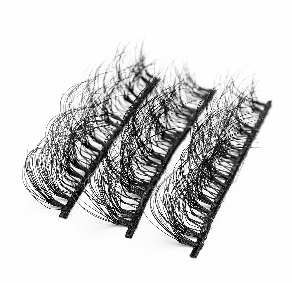 HBZGTLAD 10 Paar künstliche Nerz-Falsche Wimpern, natürliches langes Make-up, 3D-Nerzwimpern, Verlängerungswimpern, kurze Nerzwimpern für Schönheit – Detail 19