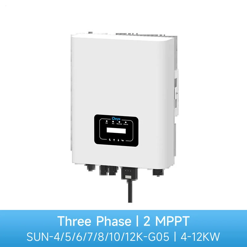 Deye on grid tie solar inverter 4kw 5kw 6kw 8kw 10kw 12kw SUN-4/5/6/7/8/10/12K-G05 3 phase