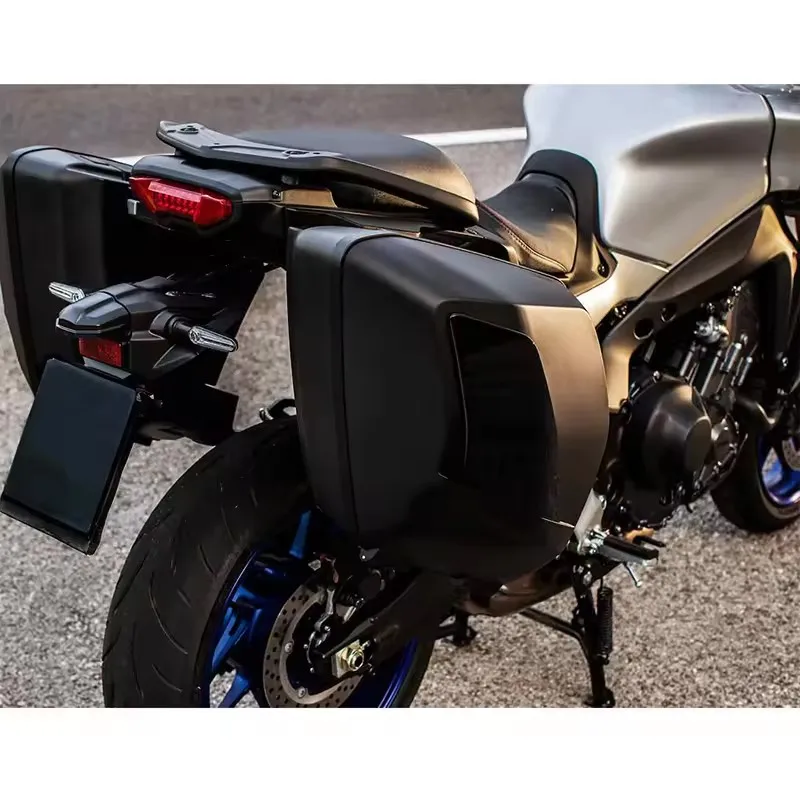 2022 2023 2024 untuk Yamaha Tracer 9 GT TRACER 9GT tas bagasi motor tas dalam hitam dapat diperluas Tracer9 GT Tracer900