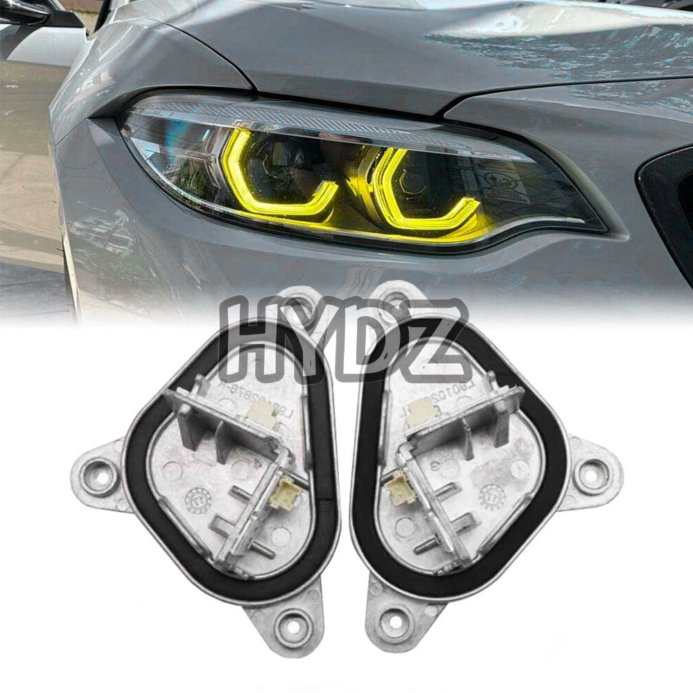 Full LED Headlight DRL Modules 63117494852 Yellow Daytime Lights 7494852 For 2018-2021 BMW M2 F23 F22 F87 LCI M240i 230i 218i