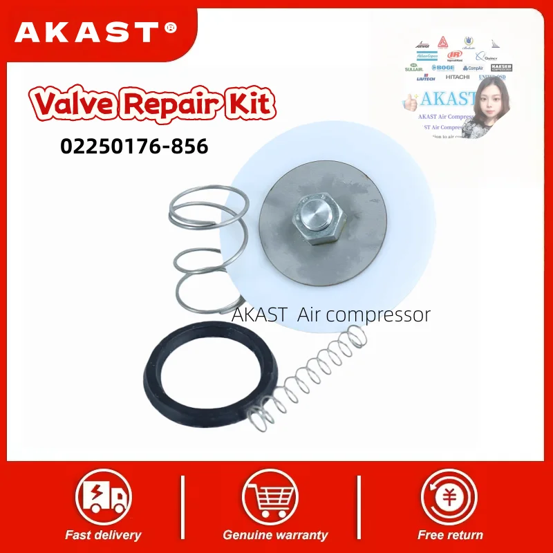 

Air Compressor Inlet Valve Repair Kit 02250176-856 Fit Sullair