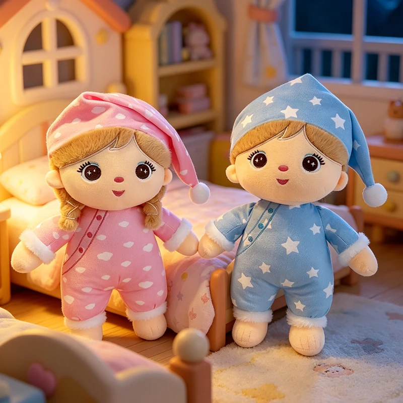 Pajama Doll Cute Angel Girl Plush Toy Lovely Stuffed Anime Figure Doll Wear Beautiful Dress Soft Toys for Girls Nice Gifts 3