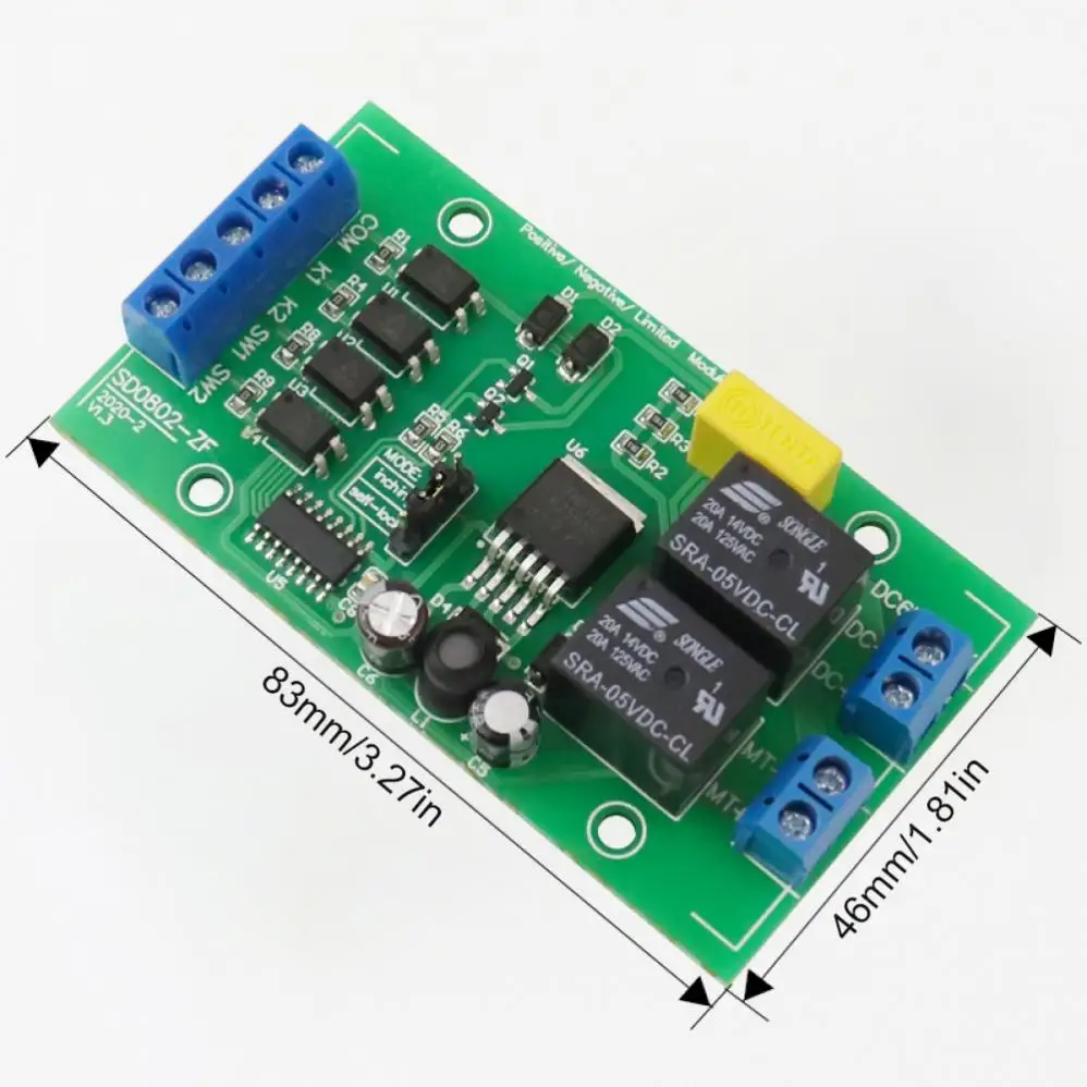 4V - 40V Forward Reverse Controller DC Motor Driver Control Modules for DIY Toy with Jog Mode, Self-locking Mode